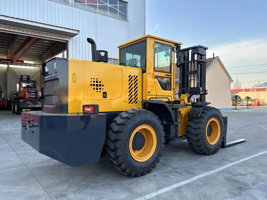 10T 荒れ野/オフロード フォークリフト 持ち上げ高さ 4~6m